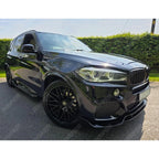 Gloss Black Front Grill Solid Slat For BMW X5 F15 2013-2018