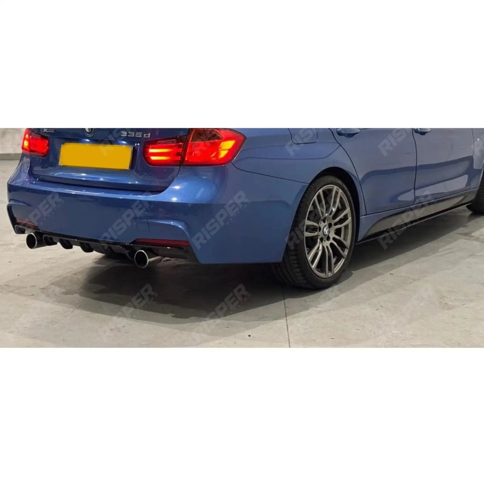 Gloss Black Full Aero Body Kit Diffuser 0___0 For BMW 3 Series F30 M Sport 2012-2018