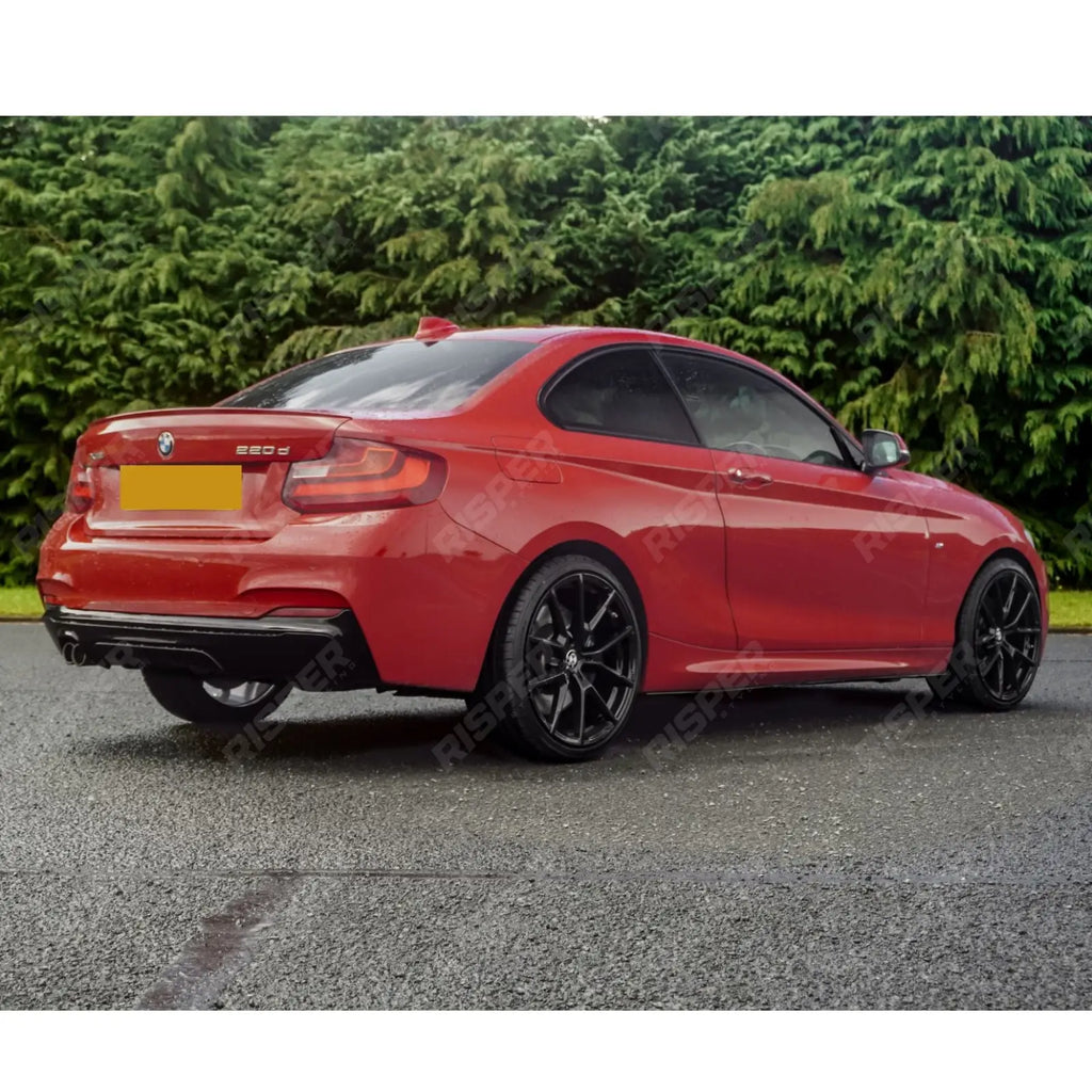 Gloss Black Full Aero Body Kit Diffuser 00____ For BMW 2 Series F22 M Sport 2014-2021