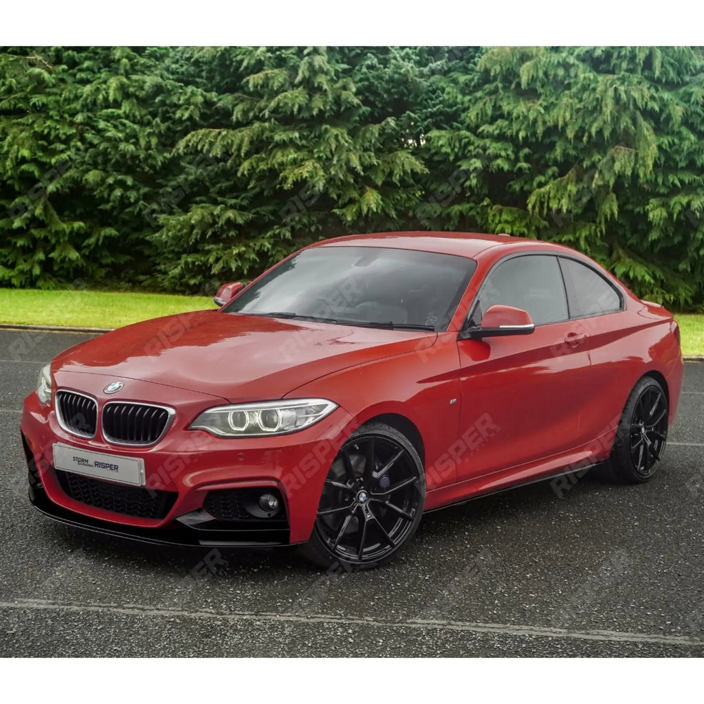 Gloss Black Full Aero Body Kit Diffuser 00____ For BMW 2 Series F22 M Sport 2014-2021