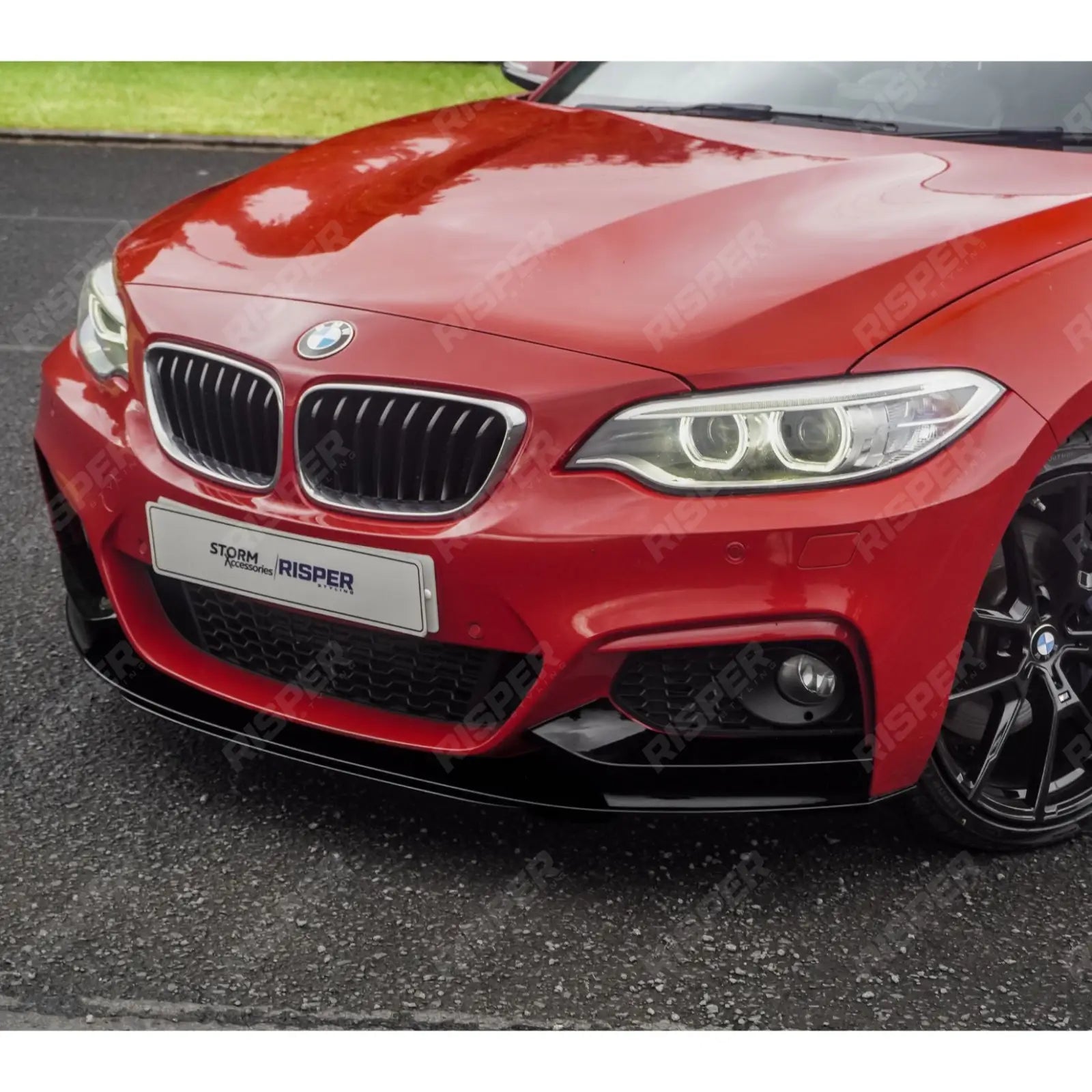 Gloss Black Full Aero Body Kit Diffuser 00____ For BMW 2 Series F22 M Sport 2014-2021