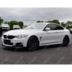 Gloss Black Full Aero Body Lip Kit Diffuser 00__00 For BMW 4 Series F32 M Sport 2014-2020