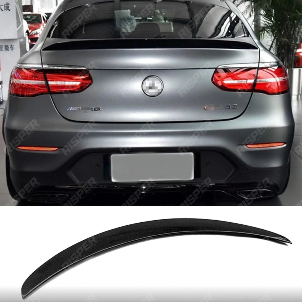Gloss Black 'GLC63 AMG Style' Boot Spoiler For Mercedes GLC Coupe 2015+