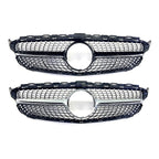 Diamond Style Front Grille for Mercedes Benz W205 C Class 14-18