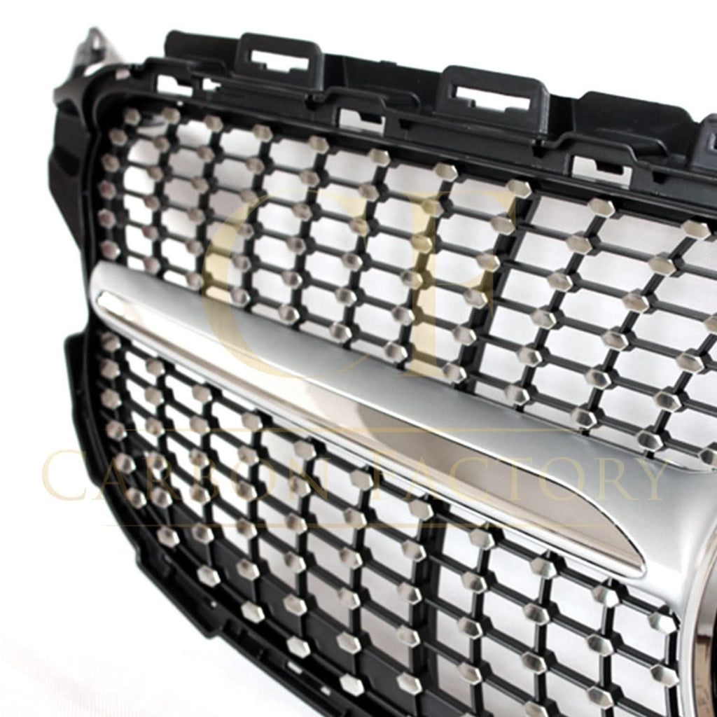Diamond Style Front Grille for Mercedes Benz W205 C Class 14-18