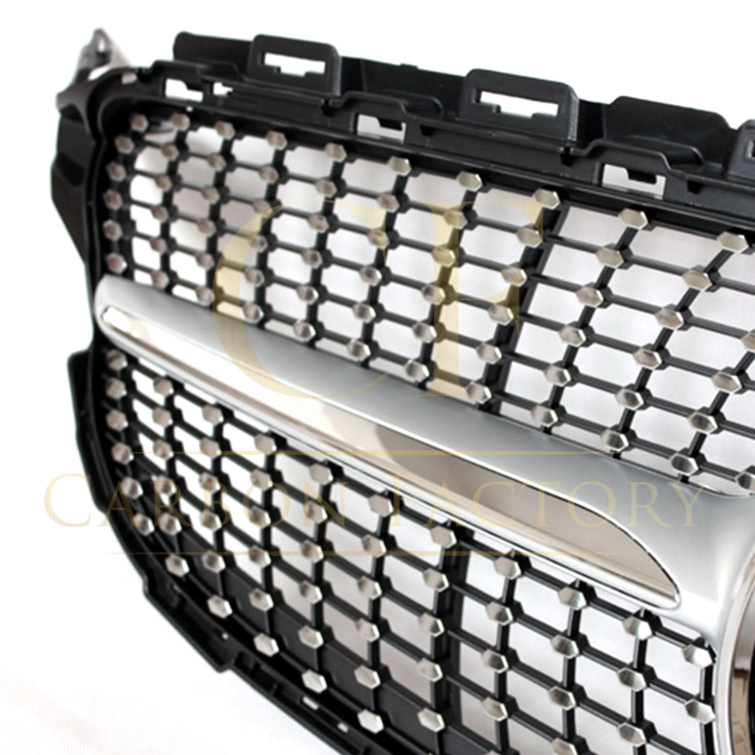 Diamond Style Front Grille for Mercedes Benz W205 C Class 14-18
