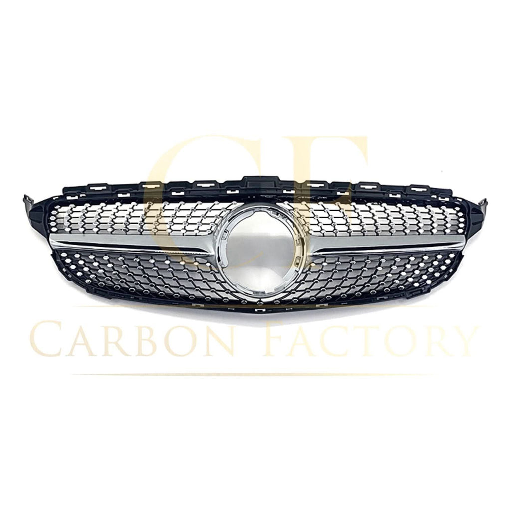 Diamond Style Front Grille for Mercedes Benz W205 C Class 19-22