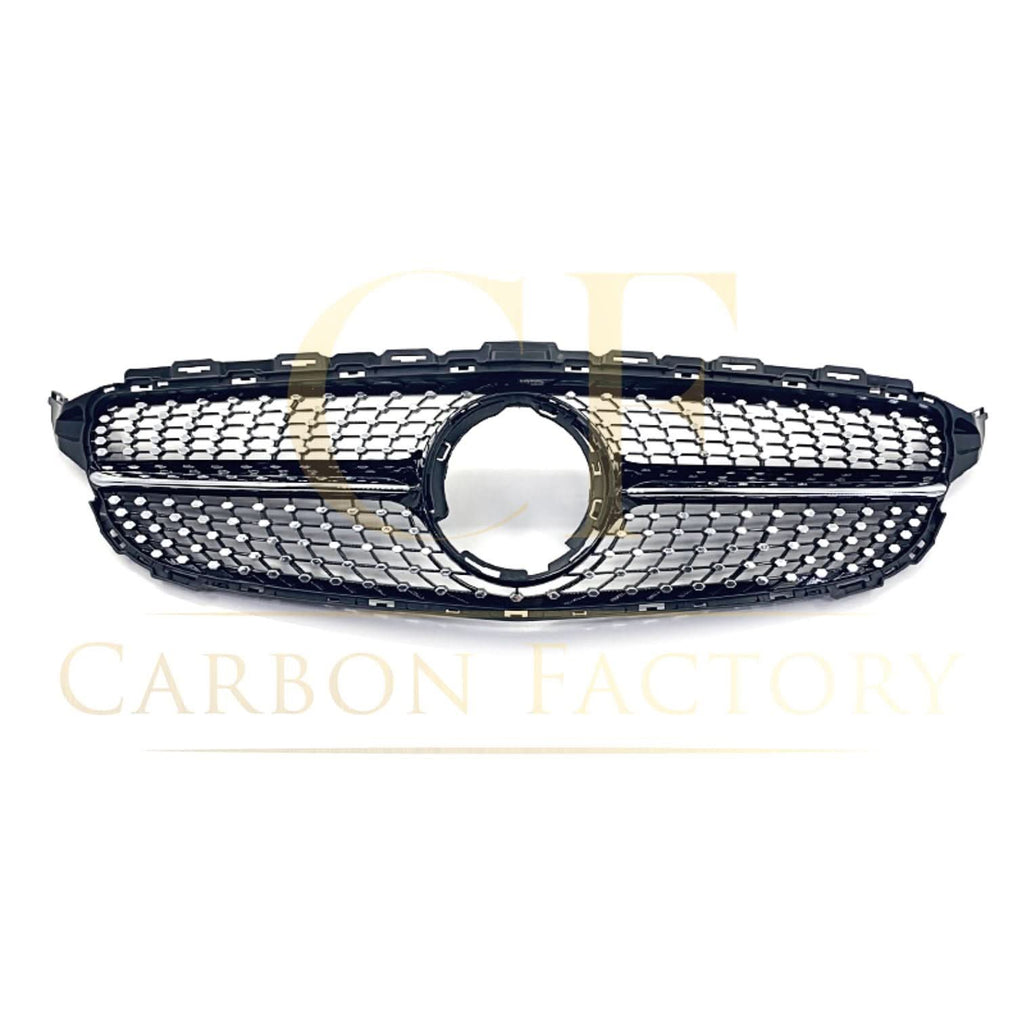 Diamond Style Front Grille for Mercedes Benz W205 C Class 19-22