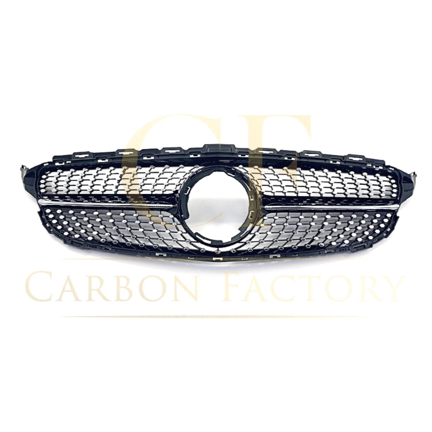 Diamond Style Front Grille for Mercedes Benz W205 C Class 19-22