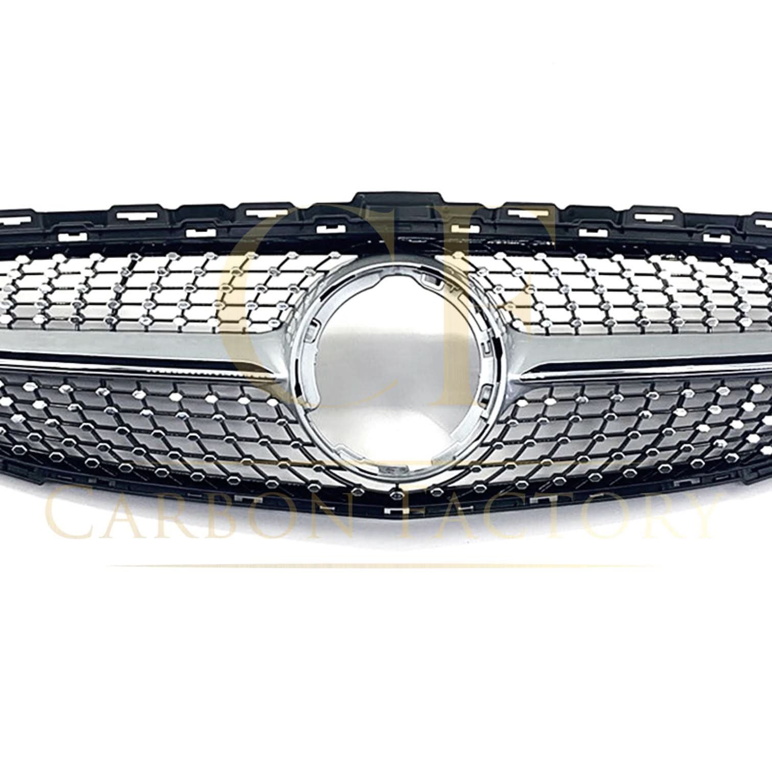 Diamond Style Front Grille for Mercedes Benz W205 C Class 19-22