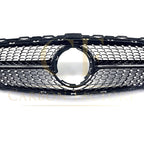 Diamond Style Front Grille for Mercedes Benz W205 C Class 19-22