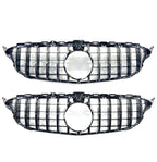 GT Style Front Grille for Mercedes Benz W205 C Class 14-18