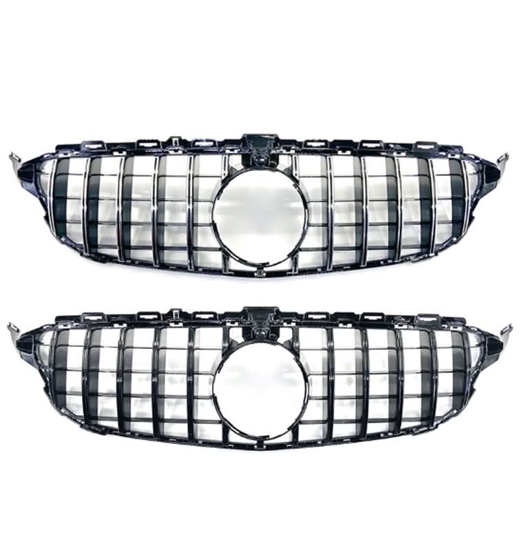 GT Style Front Grille for Mercedes Benz W205 C Class 14-18