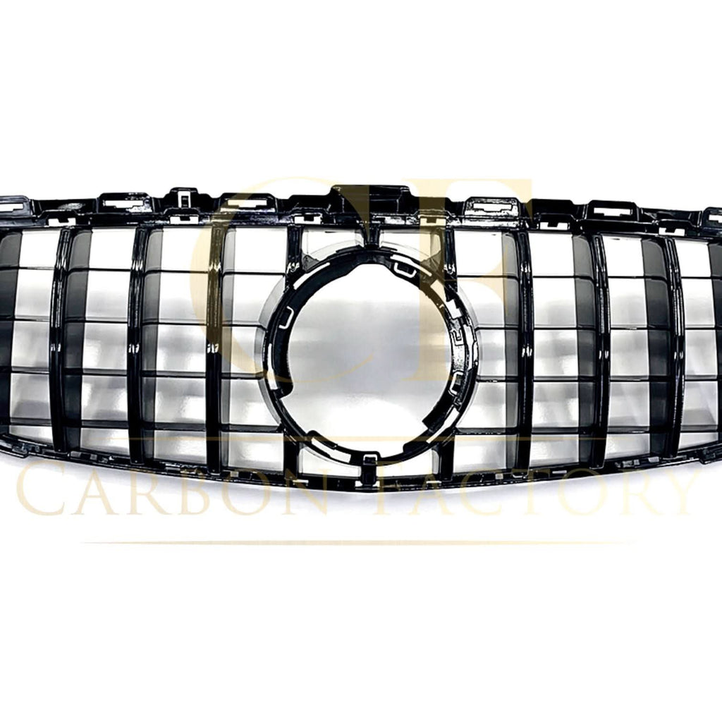 GT Style Silver Front Grille for Mercedes Benz W205 C Class 19-21