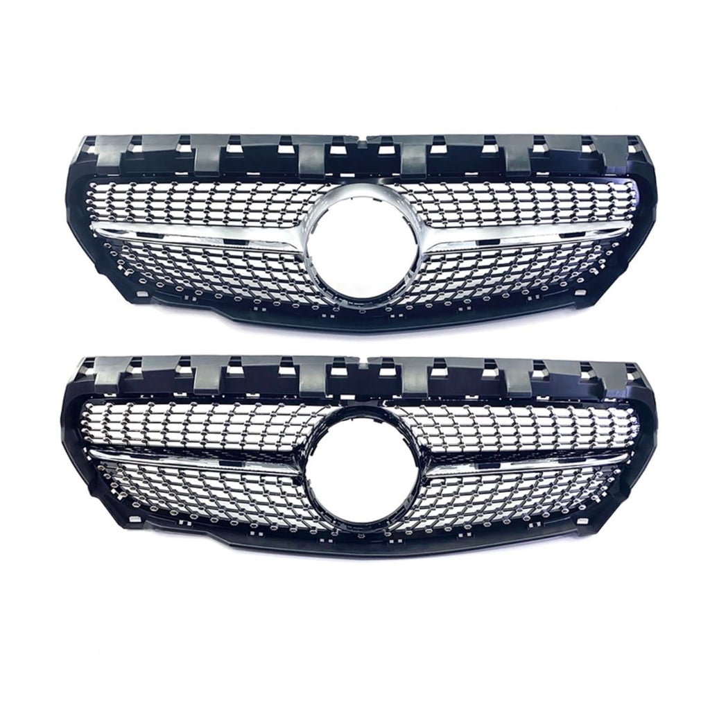 Diamond Style Front Grille for Mercedes Benz W117 CLA-Class 13-15