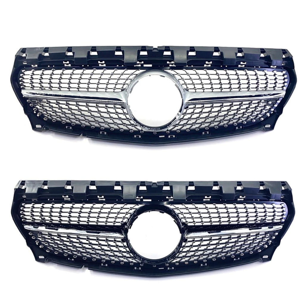 Diamond Style Front Grille for Mercedes Benz W117 CLA-Class 16-19