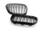 Gloss Black Kidney Grilles for BMW 1 Series (2015-2019 LCI, F20 F21)
