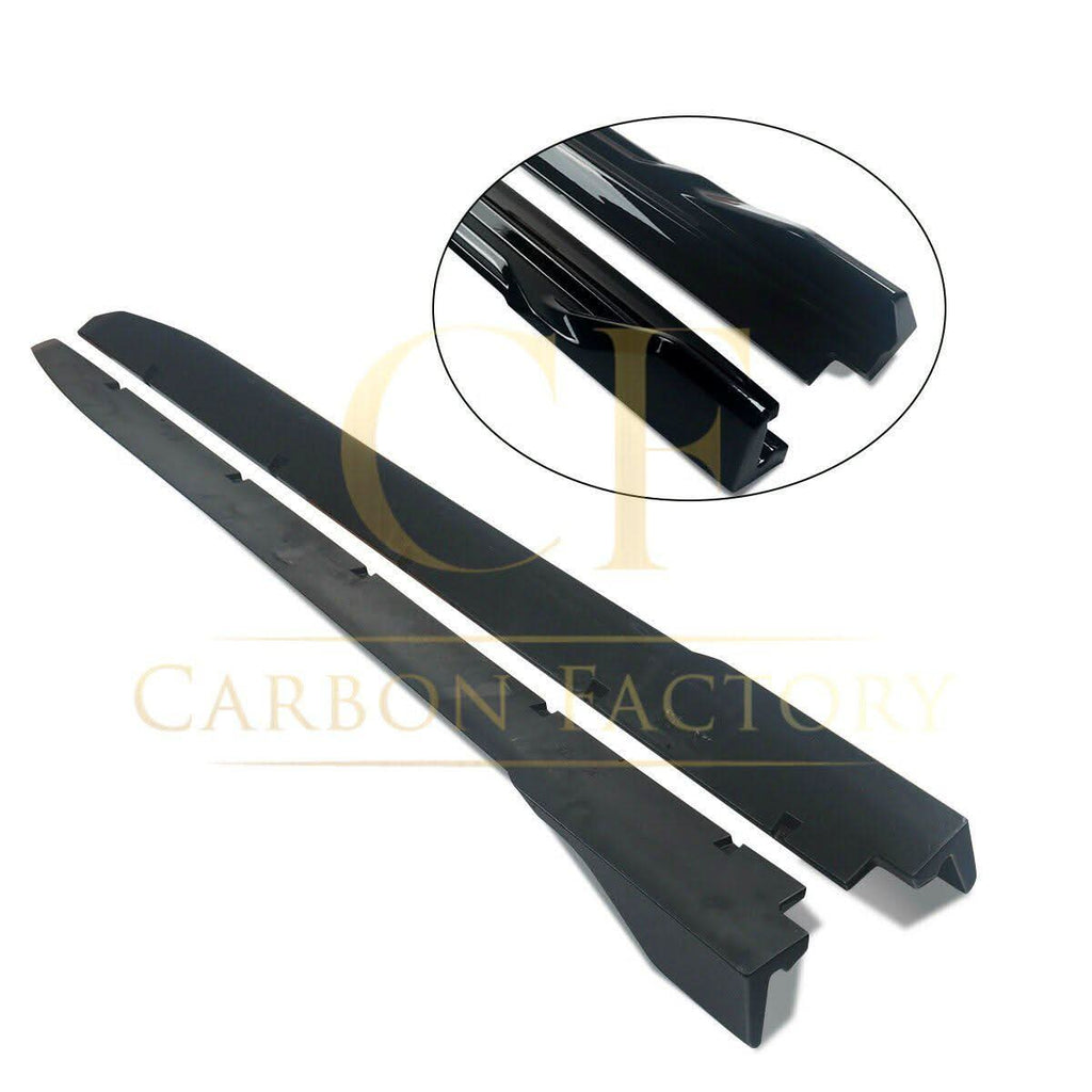 Carbon Factory Style Gloss Black Body Kit Splitter Diffuser Side Skirts Spoiler for BMW F15 X5 13-18