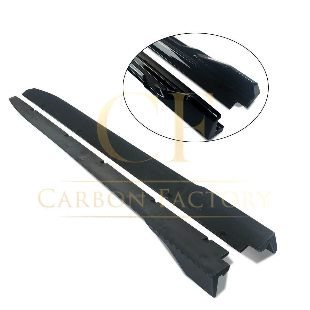 Carbon Factory Style Gloss Black Body Kit Splitter Diffuser Side Skirts Spoiler for BMW F15 X5 13-18
