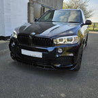 Carbon Factory Style Gloss Black Body Kit Splitter Diffuser Side Skirts Spoiler for BMW F15 X5 13-18