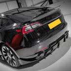 Competition Style Gloss Black Kit for Tesla Model 3 16-23