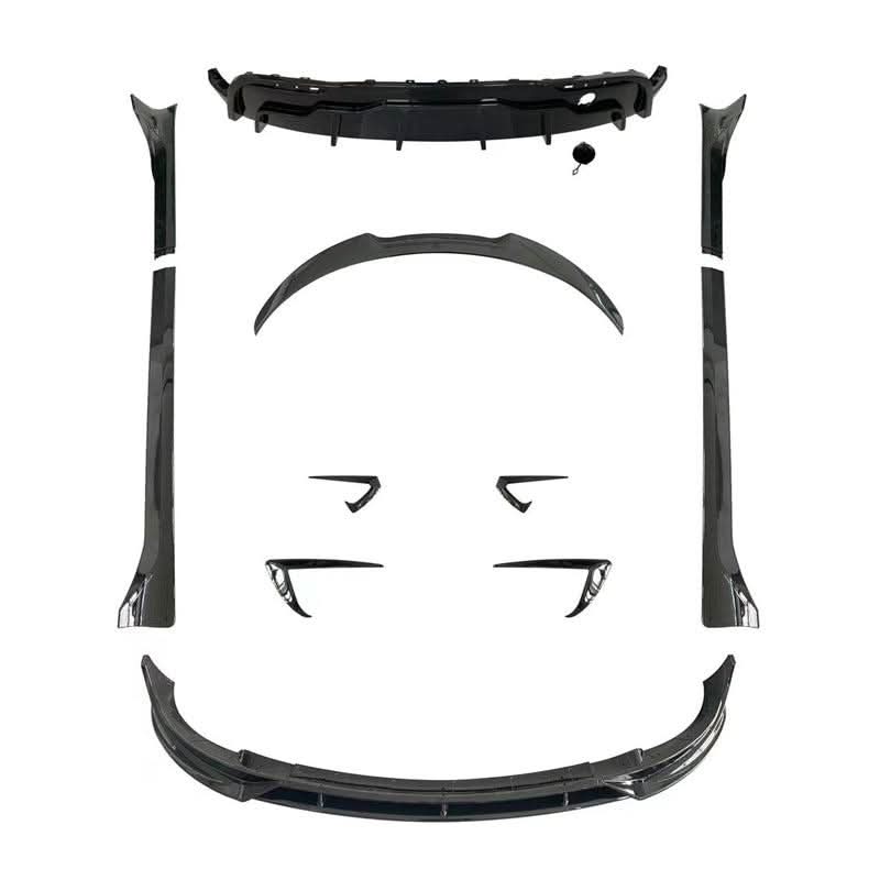Competition Style Gloss Black Kit for Tesla Model Y 19-24
