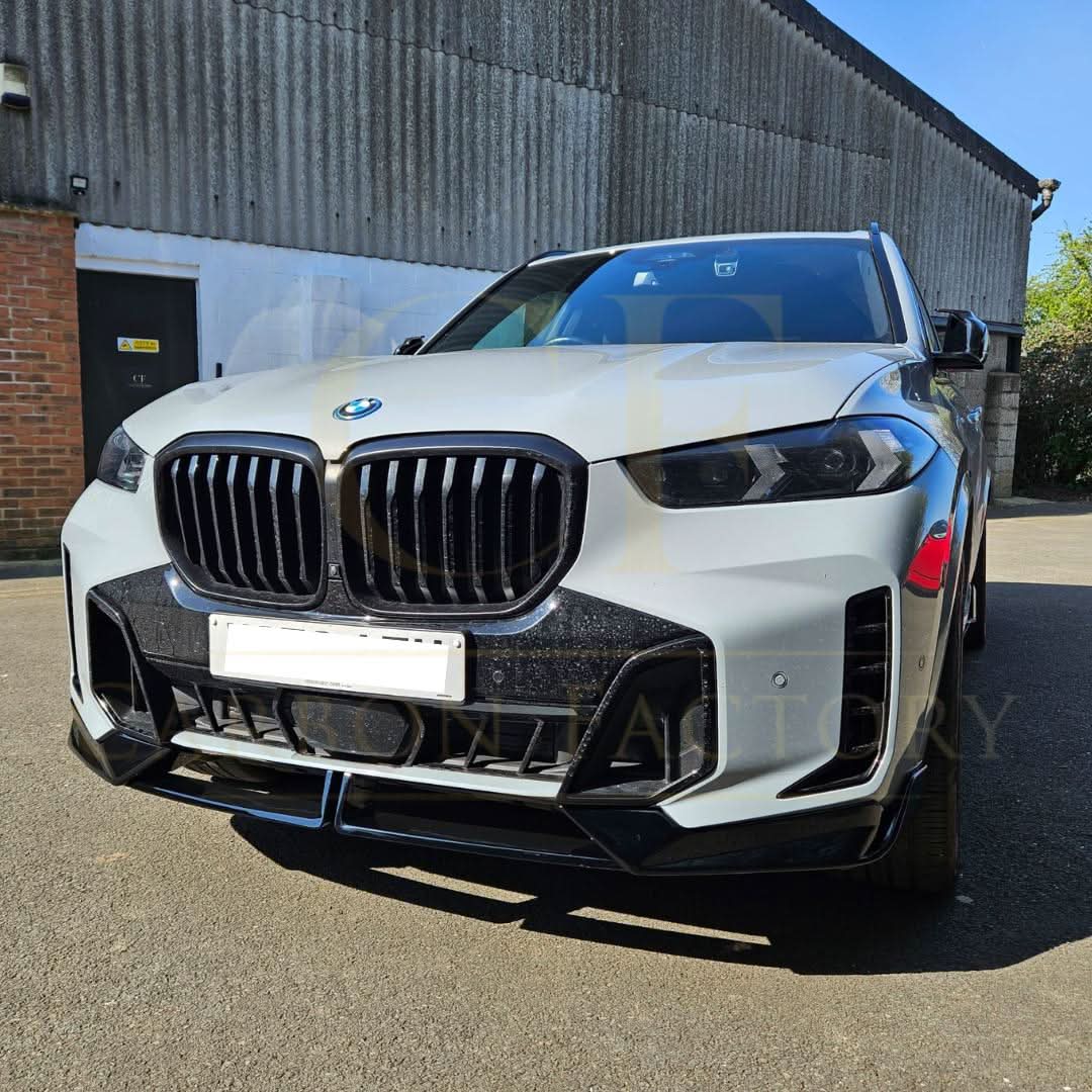 Gloss Black Body Kit 1 Splitter Diffuser Side Skirts Spoiler for BMW G05 LCI X5 23-Present (No Exhaust Tips)