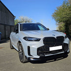 Gloss Black Body Kit 1 Splitter Diffuser Side Skirts Spoiler for BMW G05 LCI X5 23-Present (No Exhaust Tips)