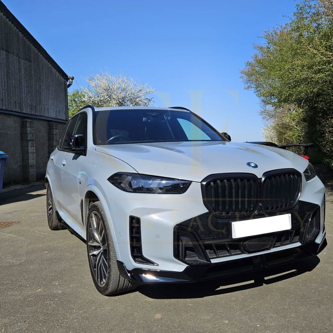Gloss Black Body Kit 1 Splitter Diffuser Side Skirts Spoiler for BMW G05 LCI X5 23-Present (No Exhaust Tips)