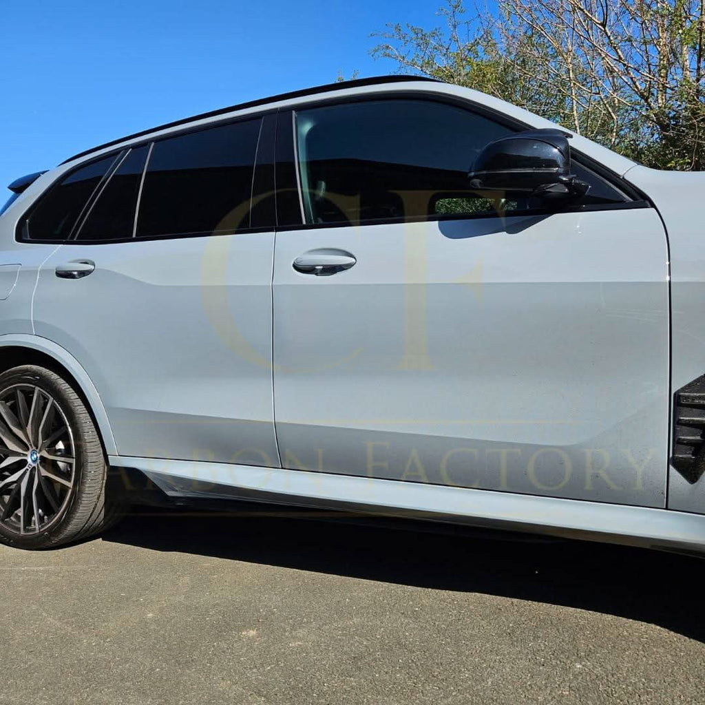 Gloss Black Body Kit 1 Splitter Diffuser Side Skirts Spoiler for BMW G05 LCI X5 23-Present (No Exhaust Tips)