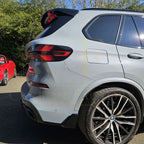 Gloss Black Body Kit 1 Splitter Diffuser Side Skirts Spoiler for BMW G05 LCI X5 23-Present (No Exhaust Tips)