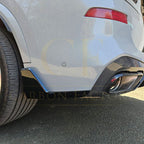 Gloss Black Body Kit 1 Splitter Diffuser Side Skirts Spoiler for BMW G05 LCI X5 23-Present (No Exhaust Tips)