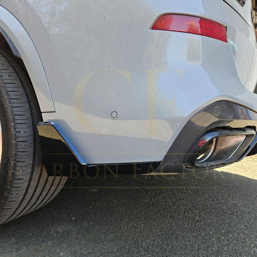 Gloss Black Body Kit 1 Splitter Diffuser Side Skirts Spoiler for BMW G05 LCI X5 23-Present (No Exhaust Tips)