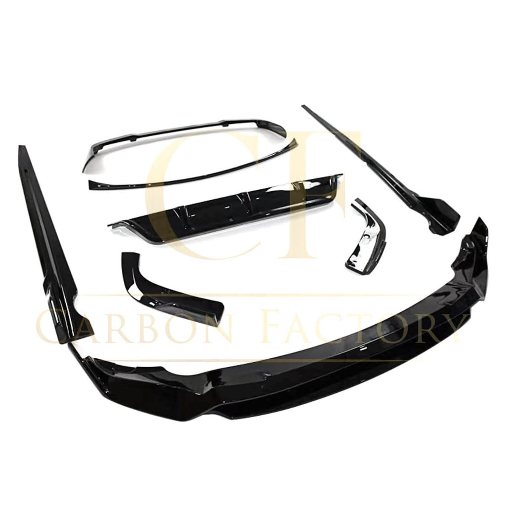 Gloss Black Body Kit 2 Splitter Diffuser Side Skirts Spoiler for BMW G05 LCI X5 23-Present