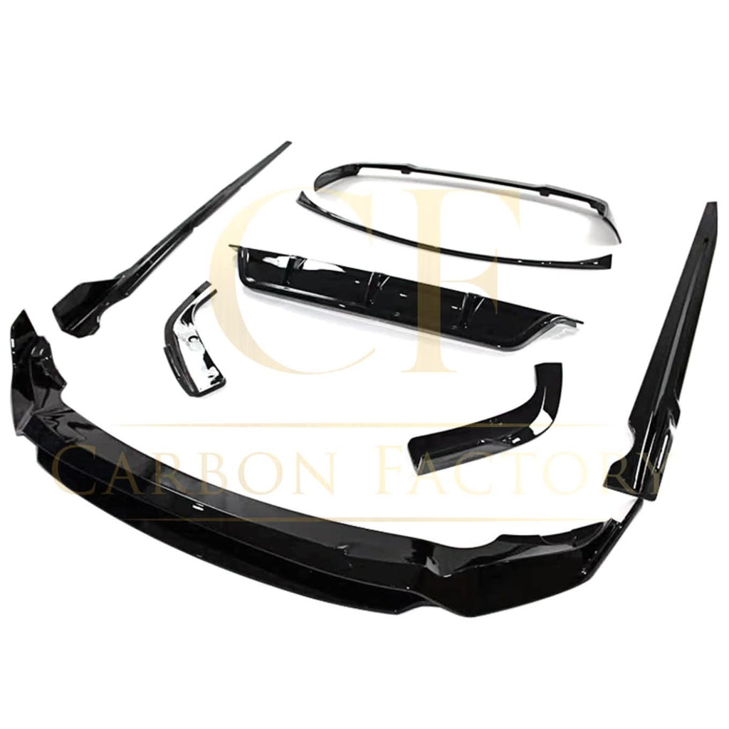 Gloss Black Body Kit 2 Splitter Diffuser Side Skirts Spoiler for BMW G05 LCI X5 23-Present