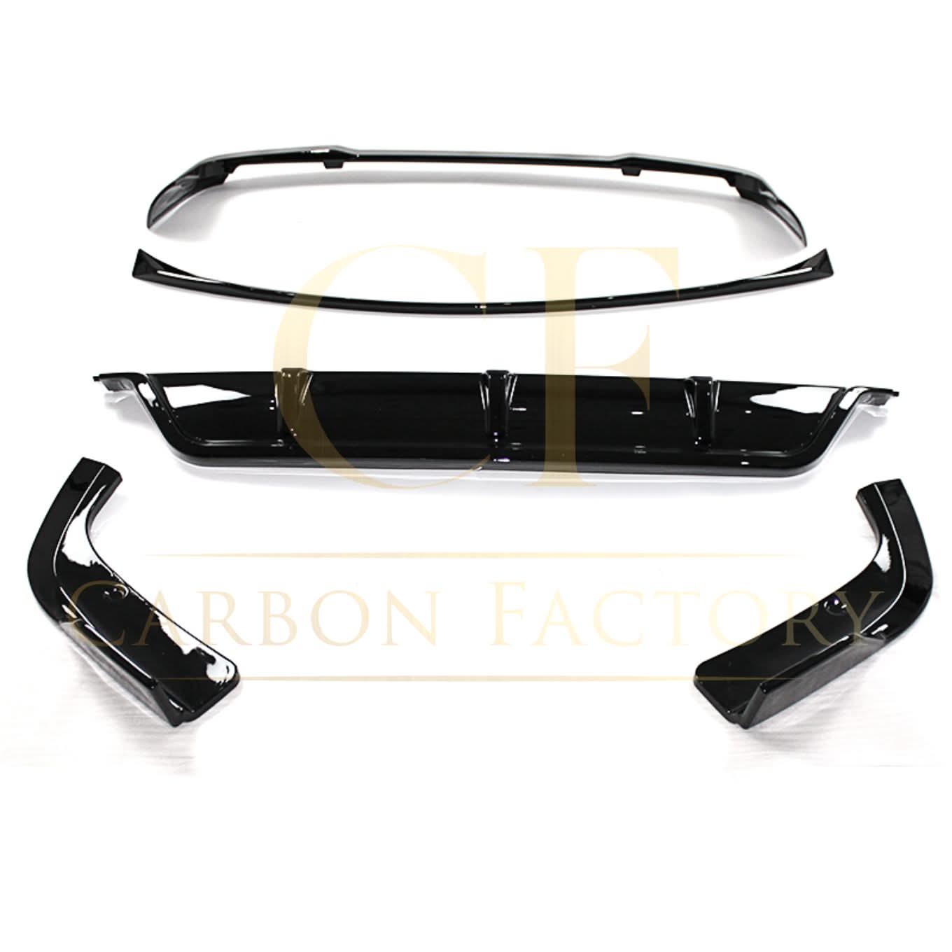 Gloss Black Body Kit 2 Splitter Diffuser Side Skirts Spoiler for BMW G05 LCI X5 23-Present