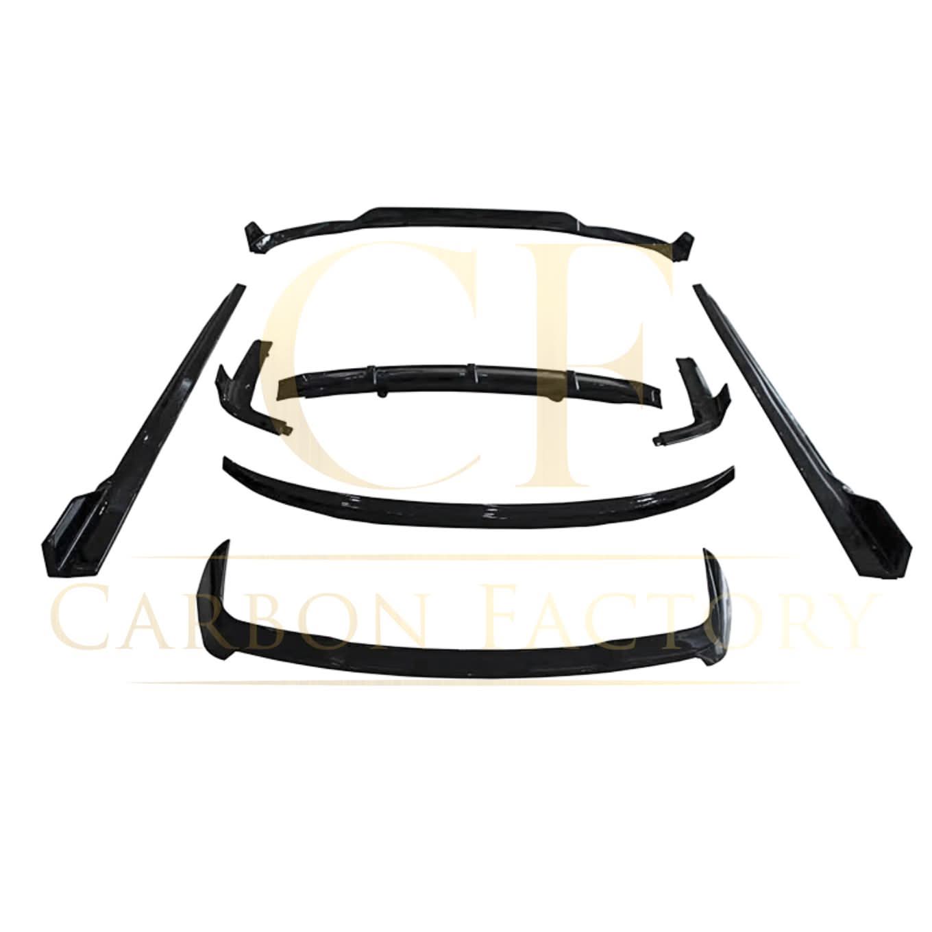 Gloss Black Body Kit 2 Splitter Diffuser Side Skirts Spoiler for BMW G07 LCI X7 23-Present