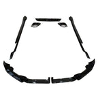 Gloss Black Body Kit Splitter Diffuser Side Skirts  for BMW G06 LCI X6 23-Present