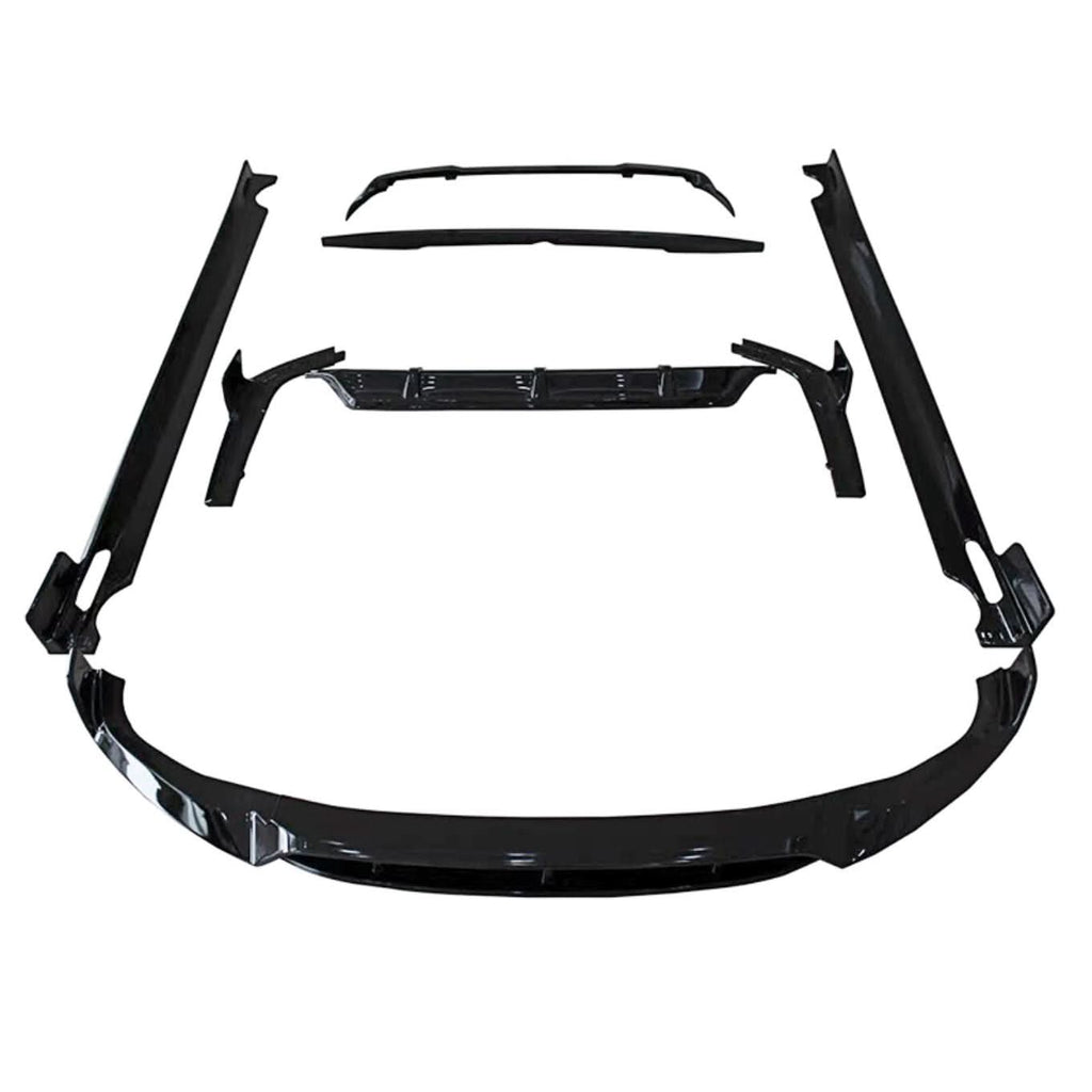 Gloss Black Body Kit Splitter Diffuser Side Skirts Spoiler for BMW G07 LCI X7 23-Present