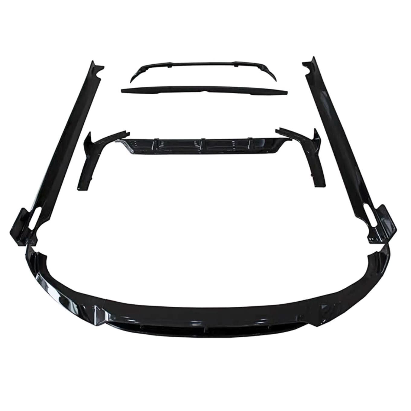 Gloss Black Body Kit Splitter Diffuser Side Skirts Spoiler for BMW G07 LCI X7 23-Present