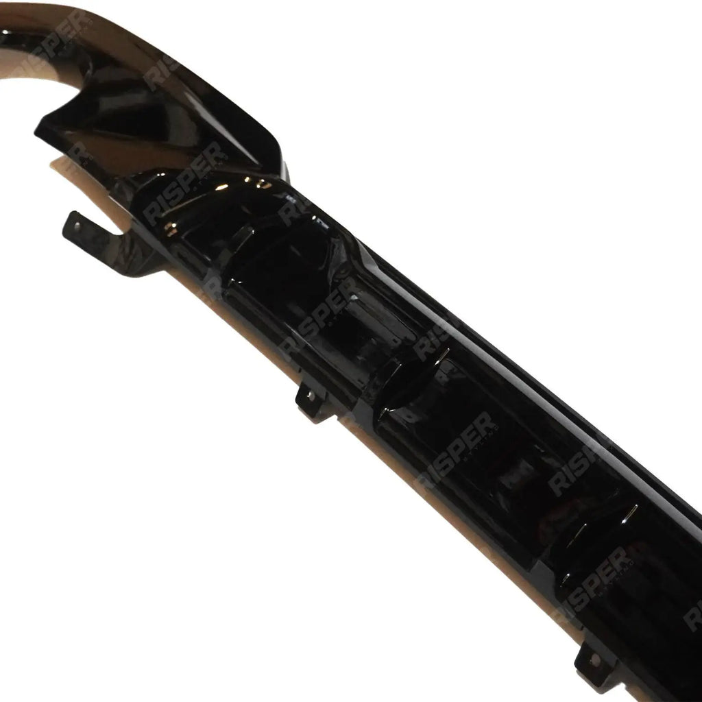 Gloss Black M Sport Rear Diffuser Dual Exit For BMW 3 Series G20 2019-2021 - (Pre-LCI)