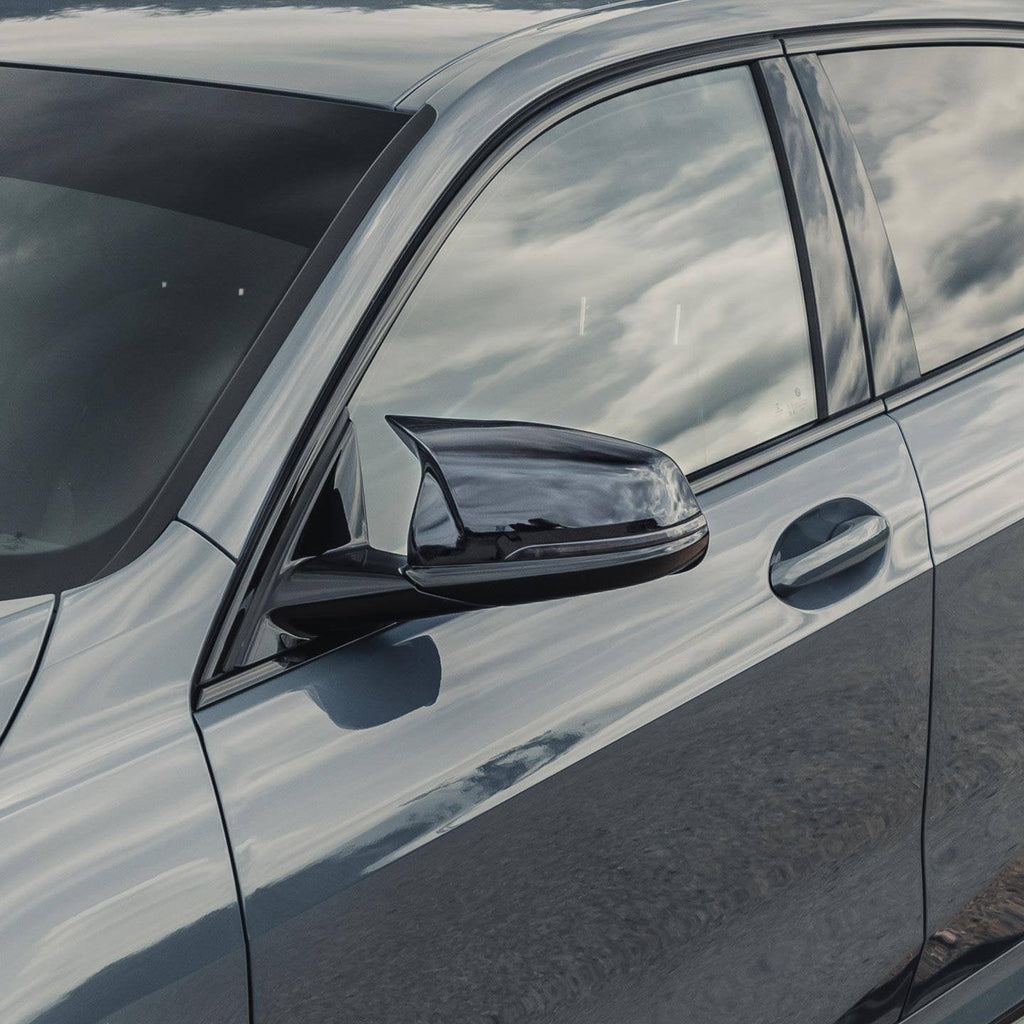 Gloss Black M Style Wing Mirror Covers for BMW & Supra (2019+, F40 F44 G29 J29)