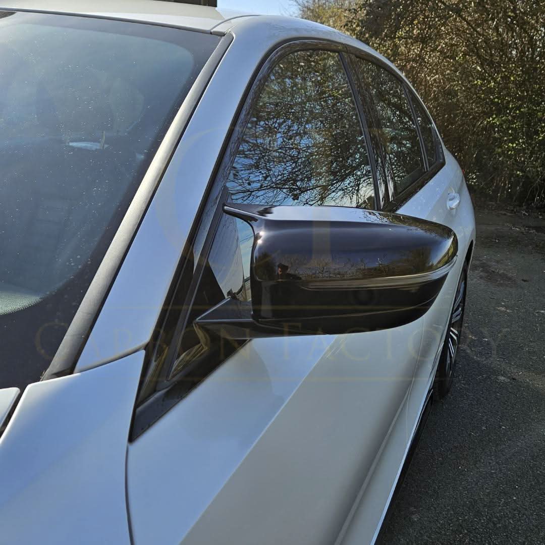 MP Style Gloss Black Replacement Mirror Covers for BMW G30 G31 5 Series 17-23