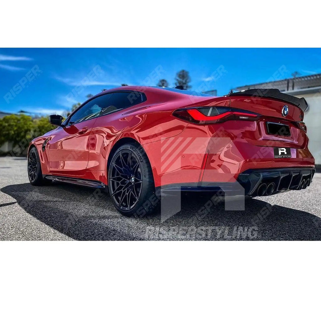 Gloss Black PSM Style Duck Tail Spoiler For BMW 4 Series G22 M4 G82 2-Door -