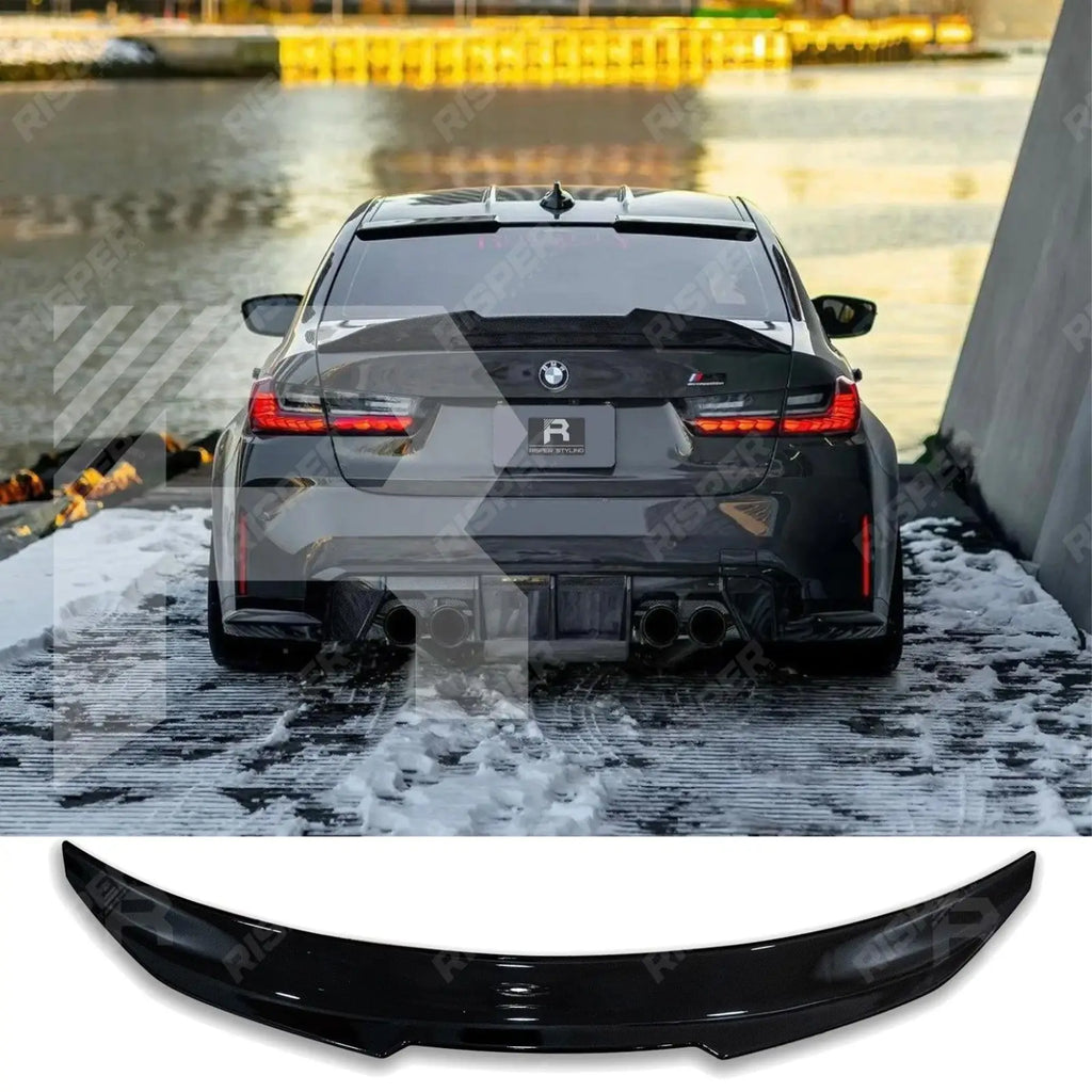 Gloss Black PSM Style Ducktail Spoiler For BMW 3 Series G20 M3 G80 2018+
