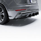 Gloss Black Rear Blade Diffuser For Audi Q8 S-LINE 2018-2023