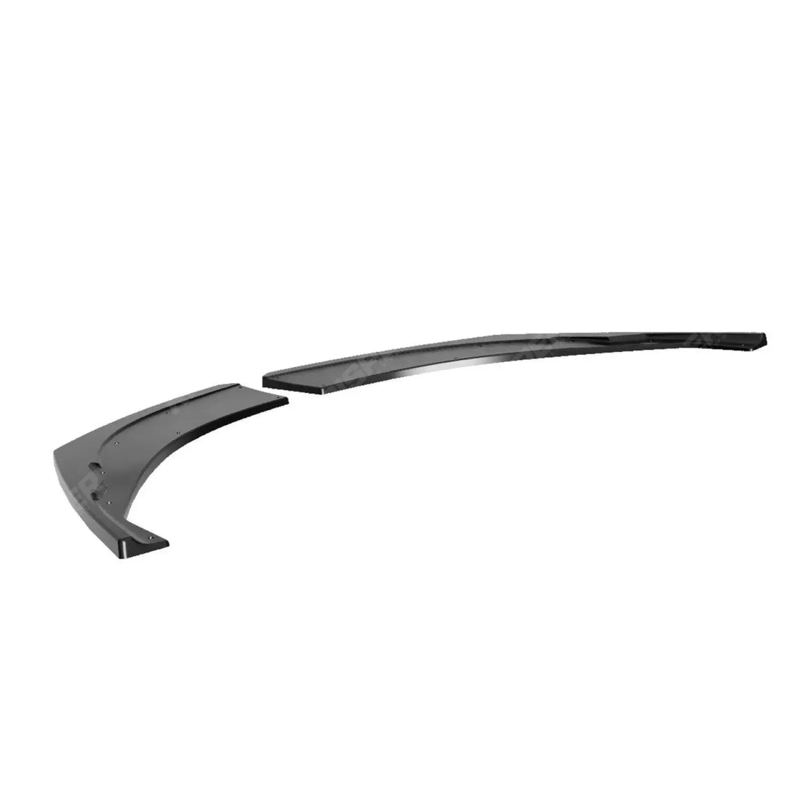 Gloss Black Rear Bumper Corner Splitters For Audi Q8 S-LINE 2018 on