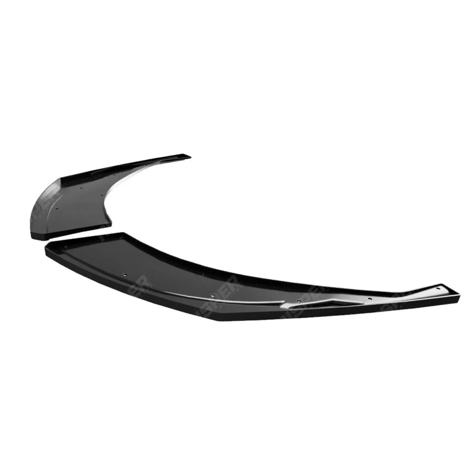 Gloss Black Rear Bumper Corner Splitters For Audi Q8 S-LINE 2018 on