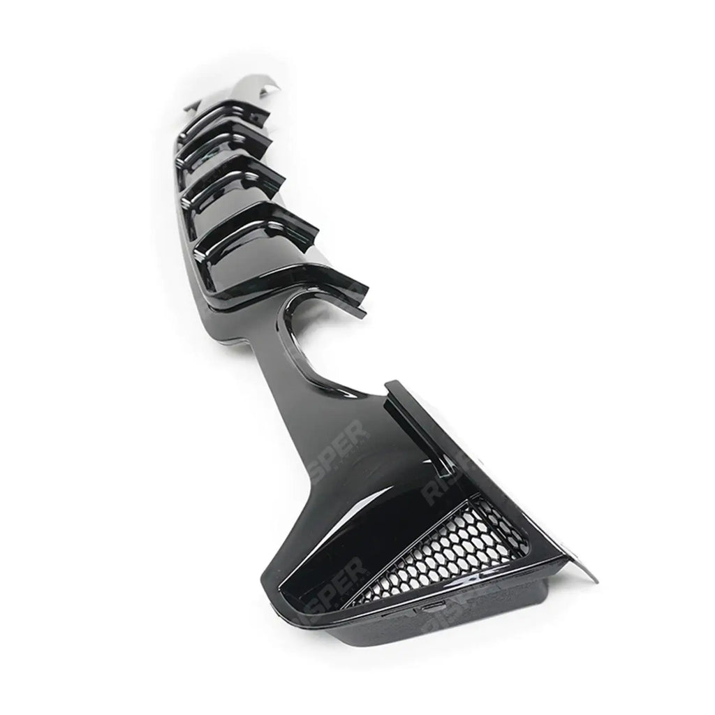 Gloss Black Rear Diffuser Single Side Dual Tip For BMW 4 Series M Sport F32 F36 -
