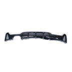 Gloss Black Rear Diffuser Single Side Dual Tip For BMW 4 Series M Sport F32 F36 -